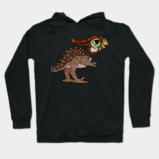 a cute kawaii dinosaur baby. happy dino cartoon. Hoodie